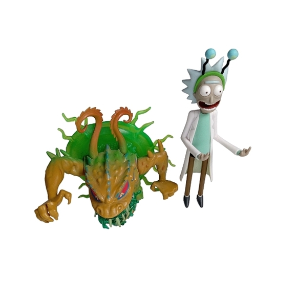 Rick and Morty Monster and Rick Toy Figure - Picture 2 of 4